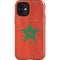 Morocco Flag Distressed iPhone 12 Mini Impact Case